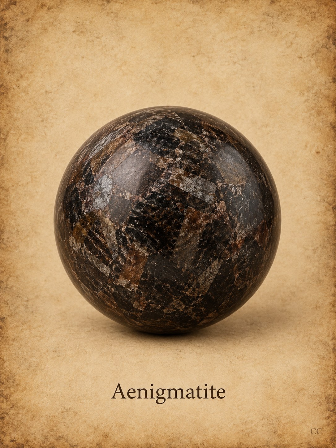 Aenigmatite specimen