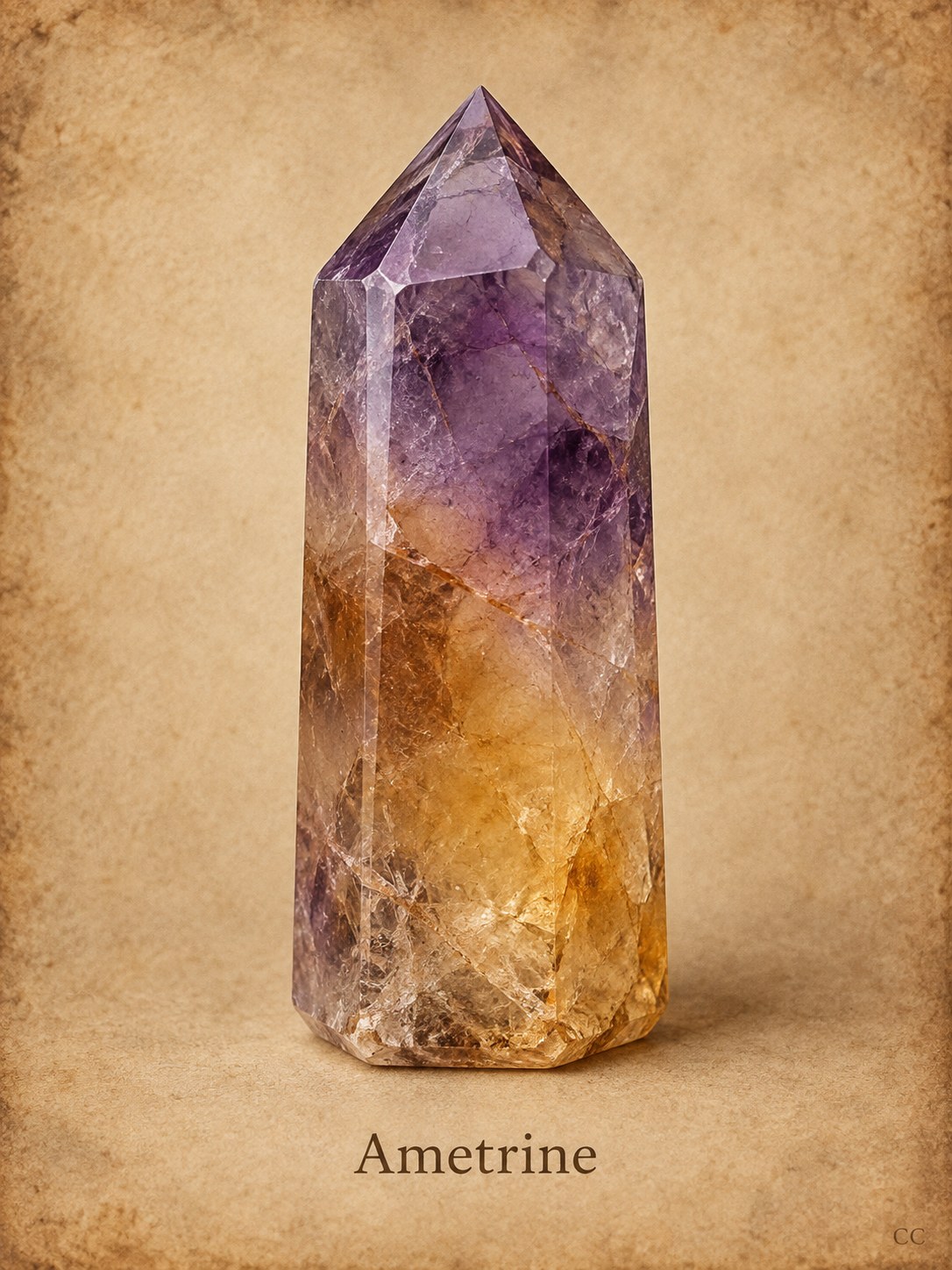 Ametrine specimen
