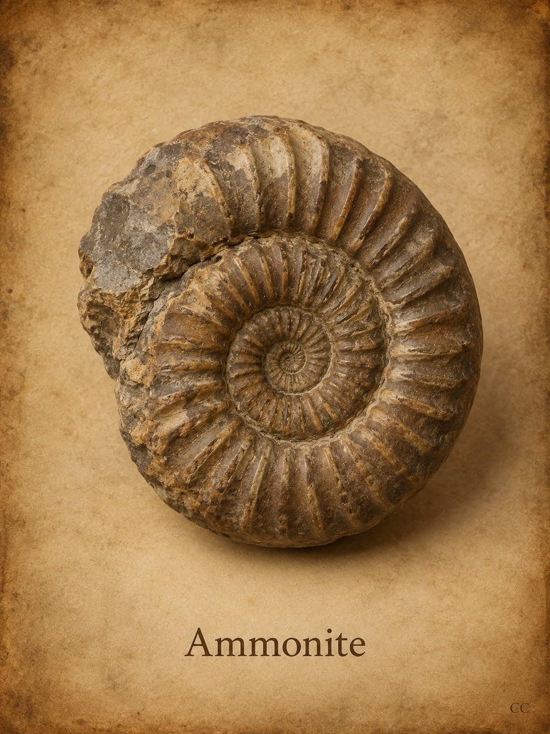 Ammonite specimen