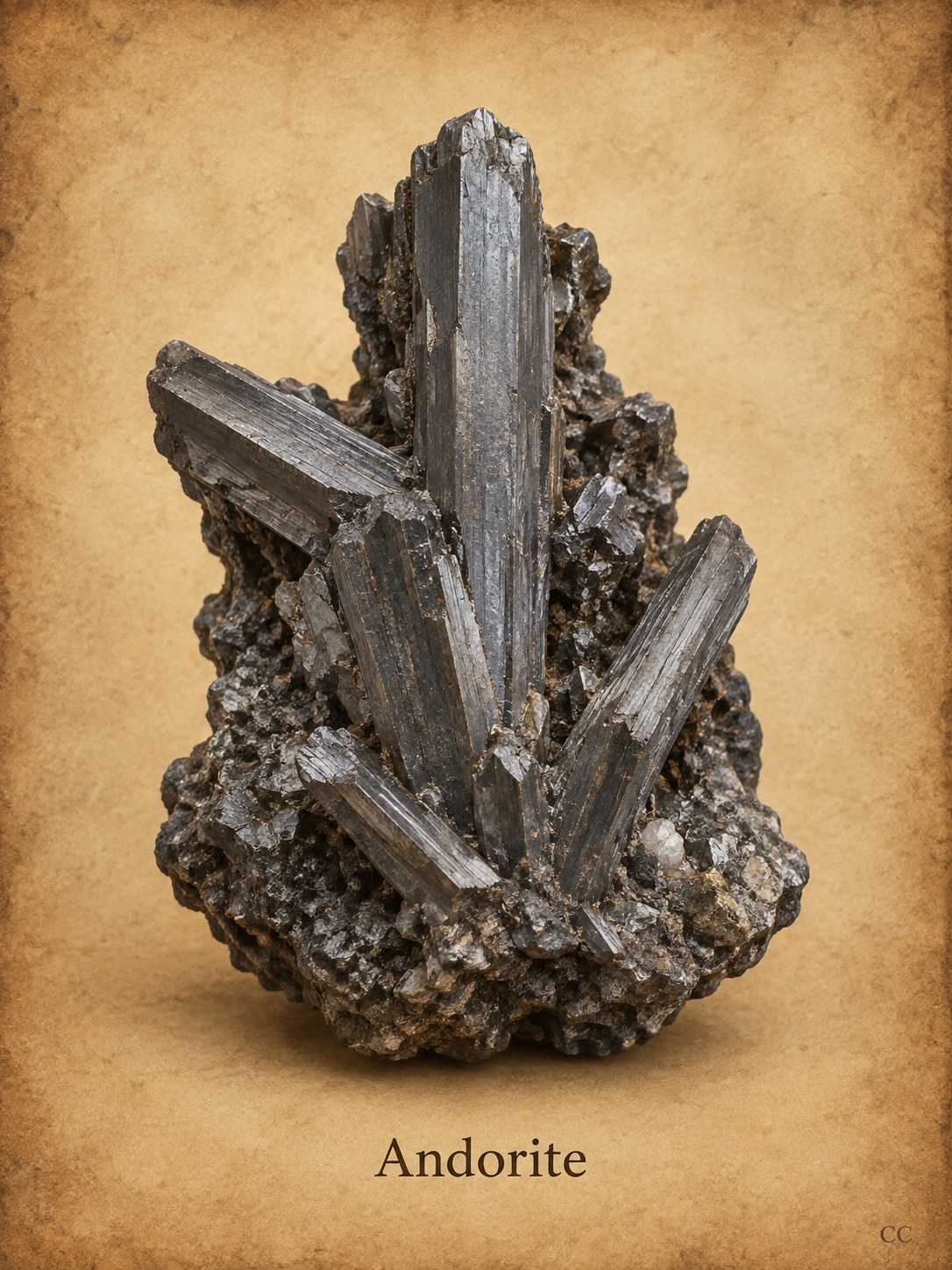 Andorite specimen