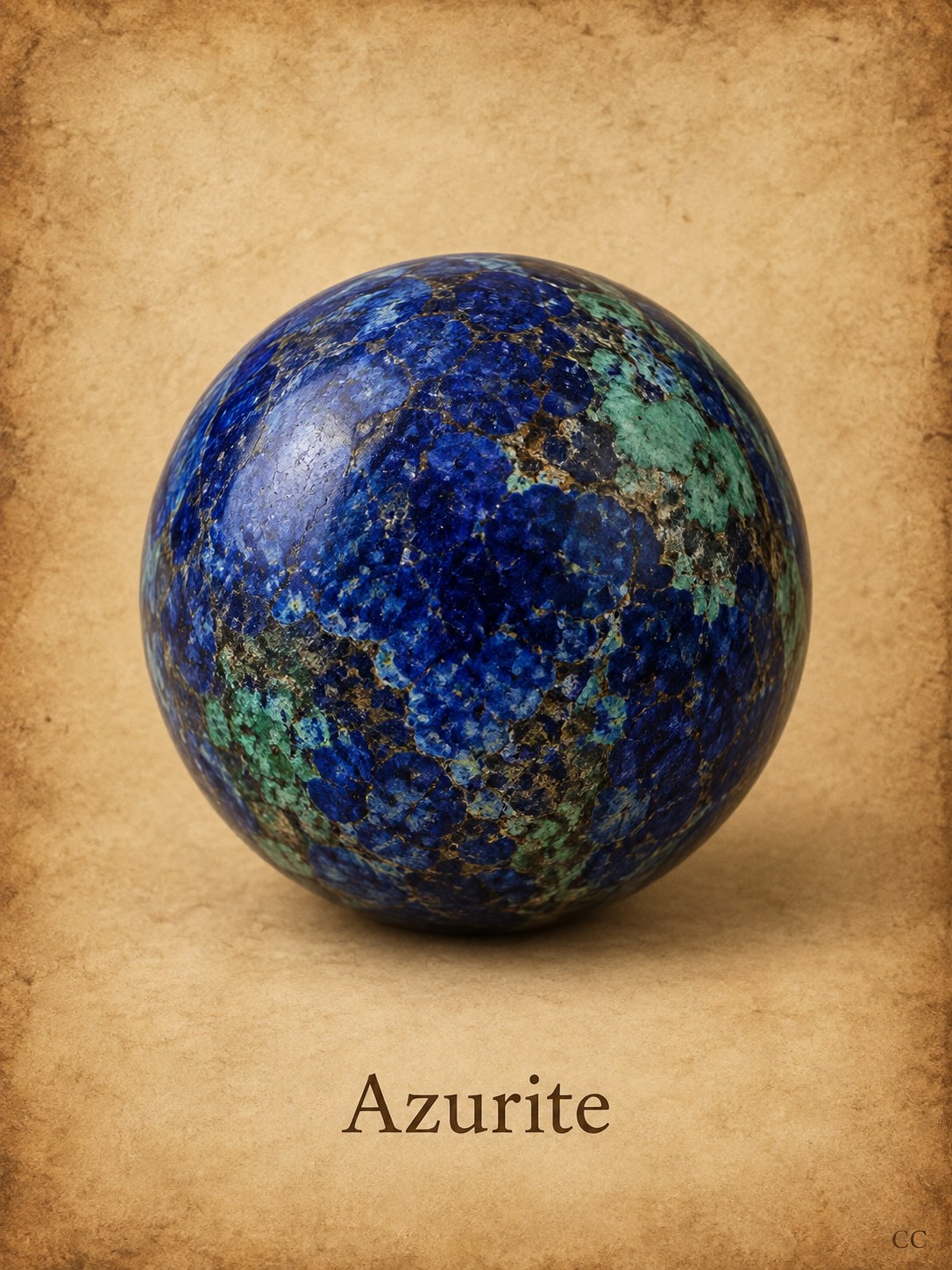 Azurite specimen