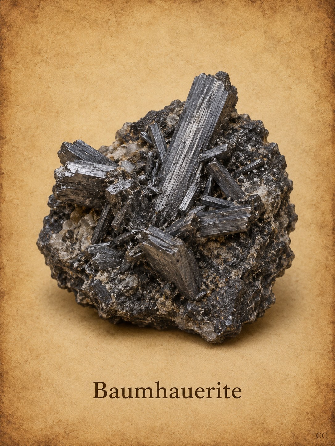 Baumhauerite specimen