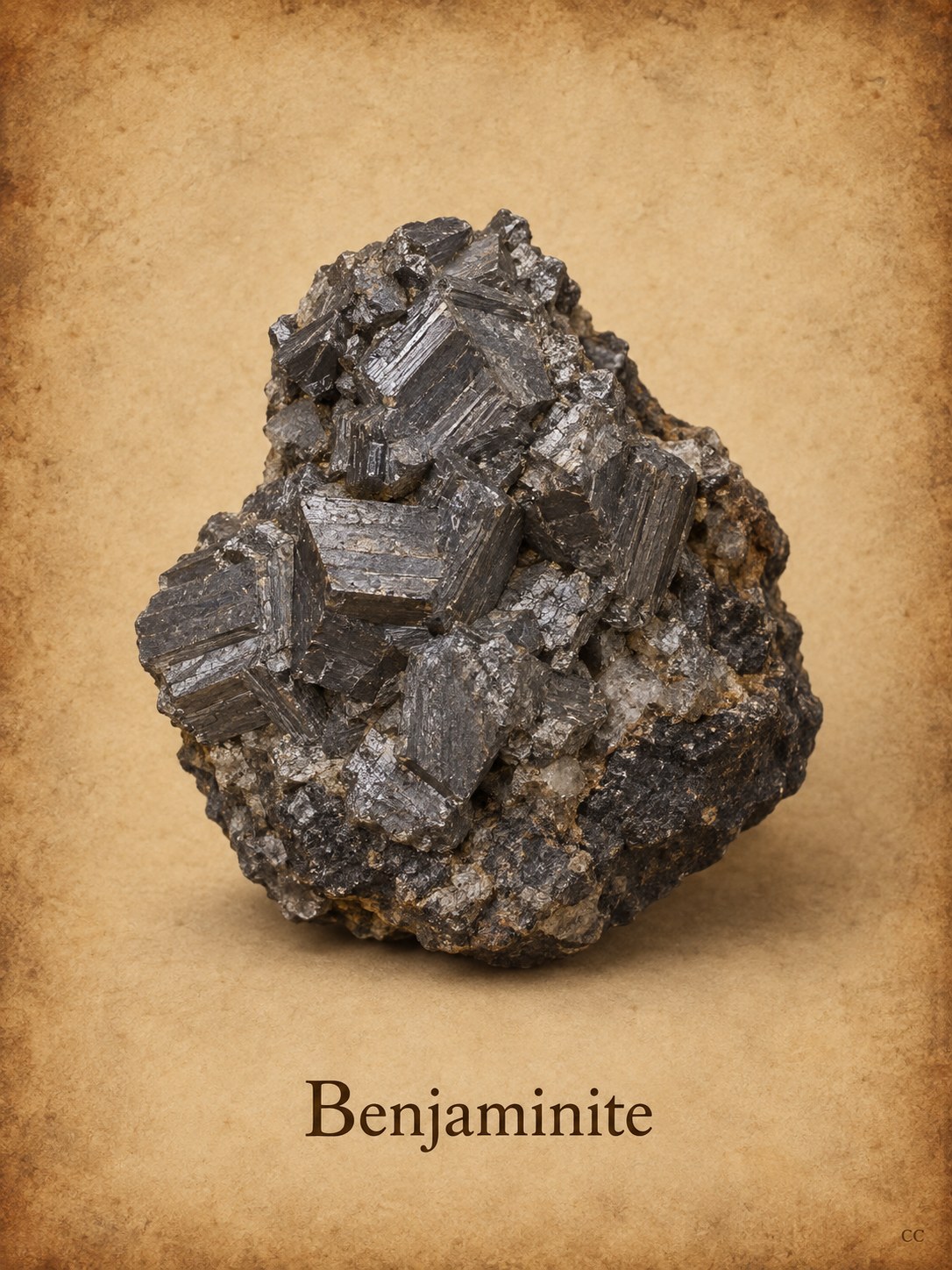 Benjaminite specimen