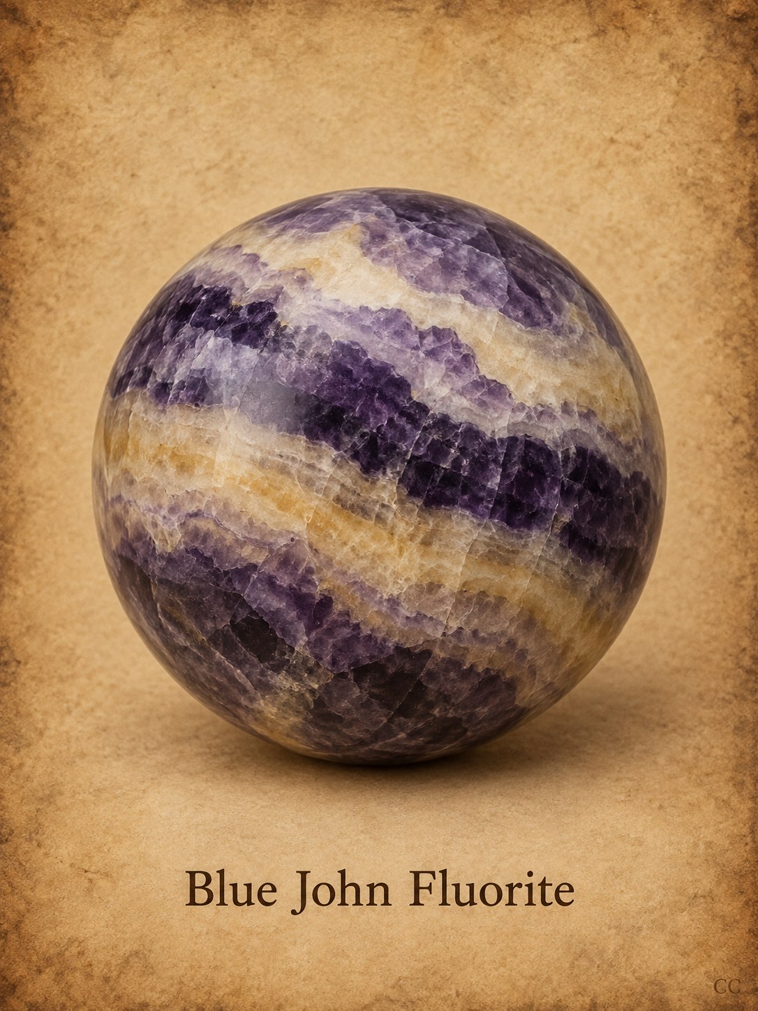 Blue John Fluorite specimen