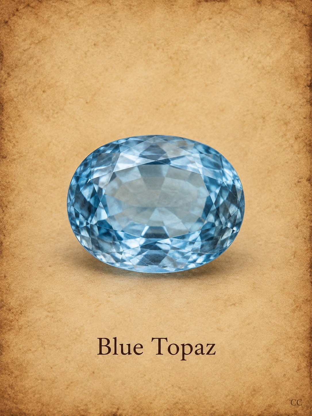 Blue Topaz specimen