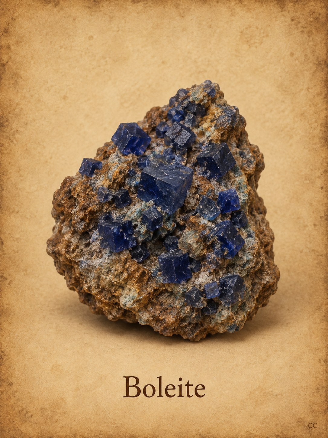 Boleite specimen