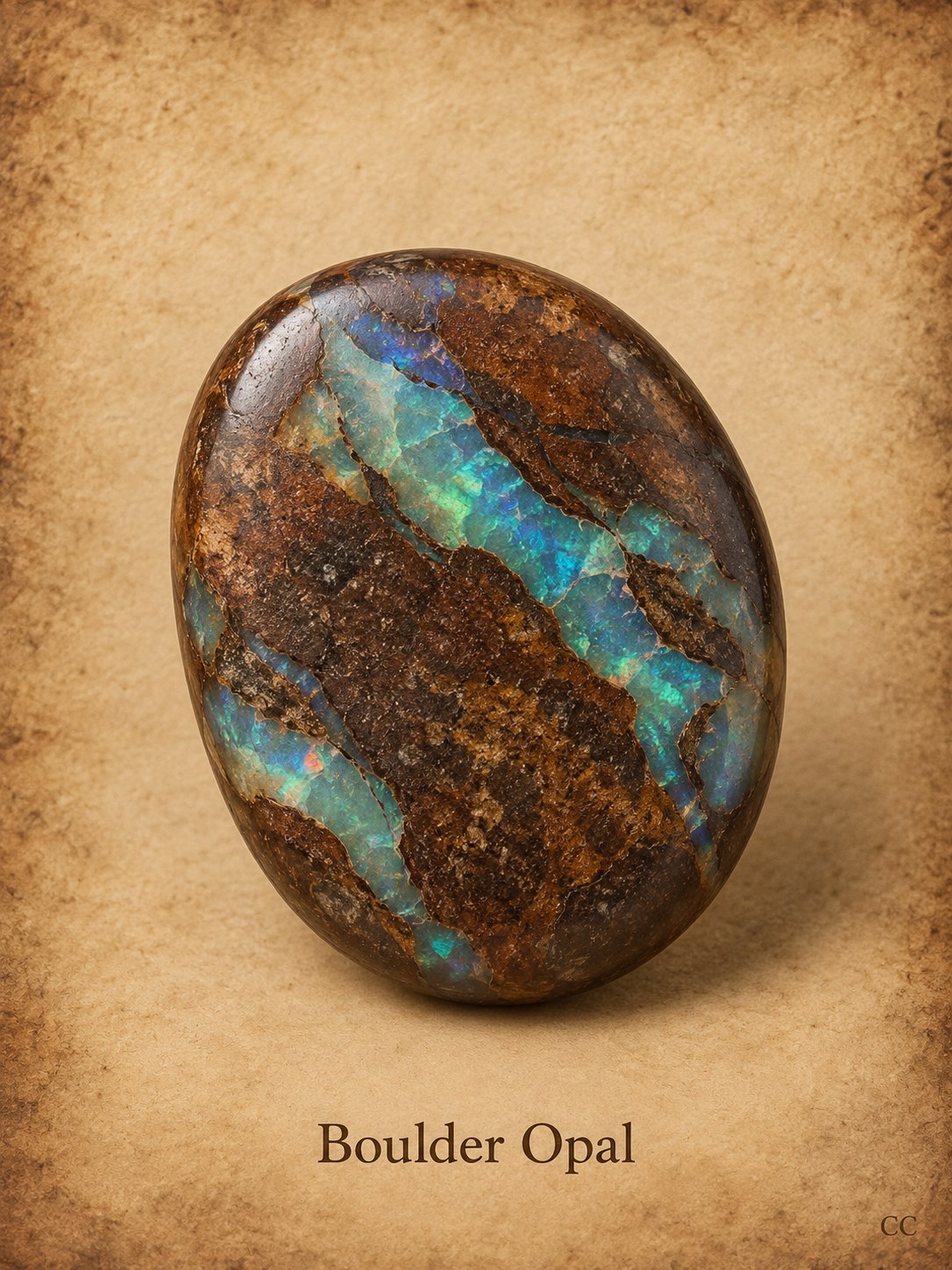 Boulder Opal specimen