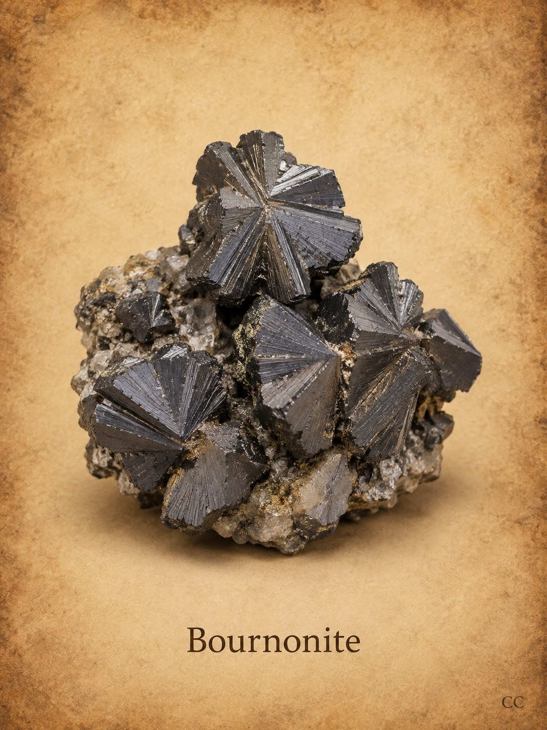 Bournonite specimen