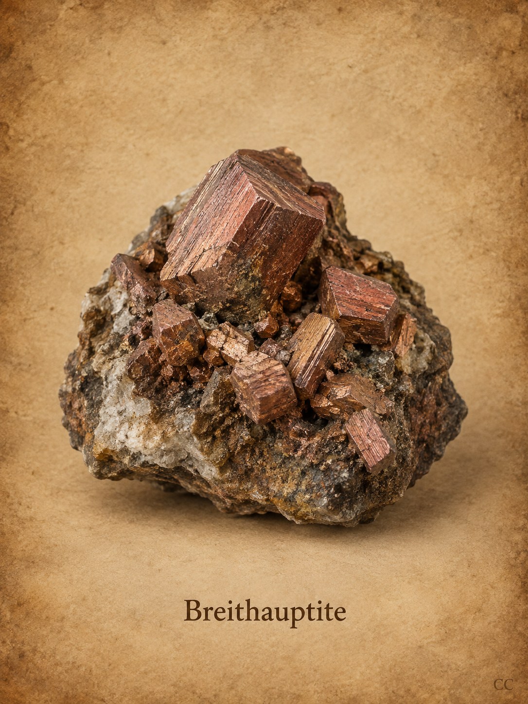 Breithauptite specimen