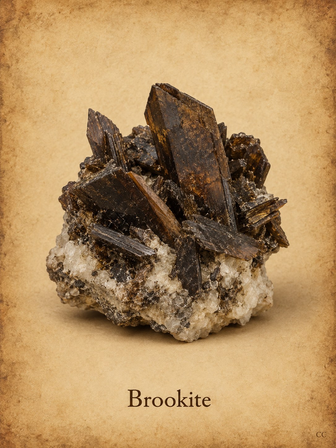 Brookite specimen