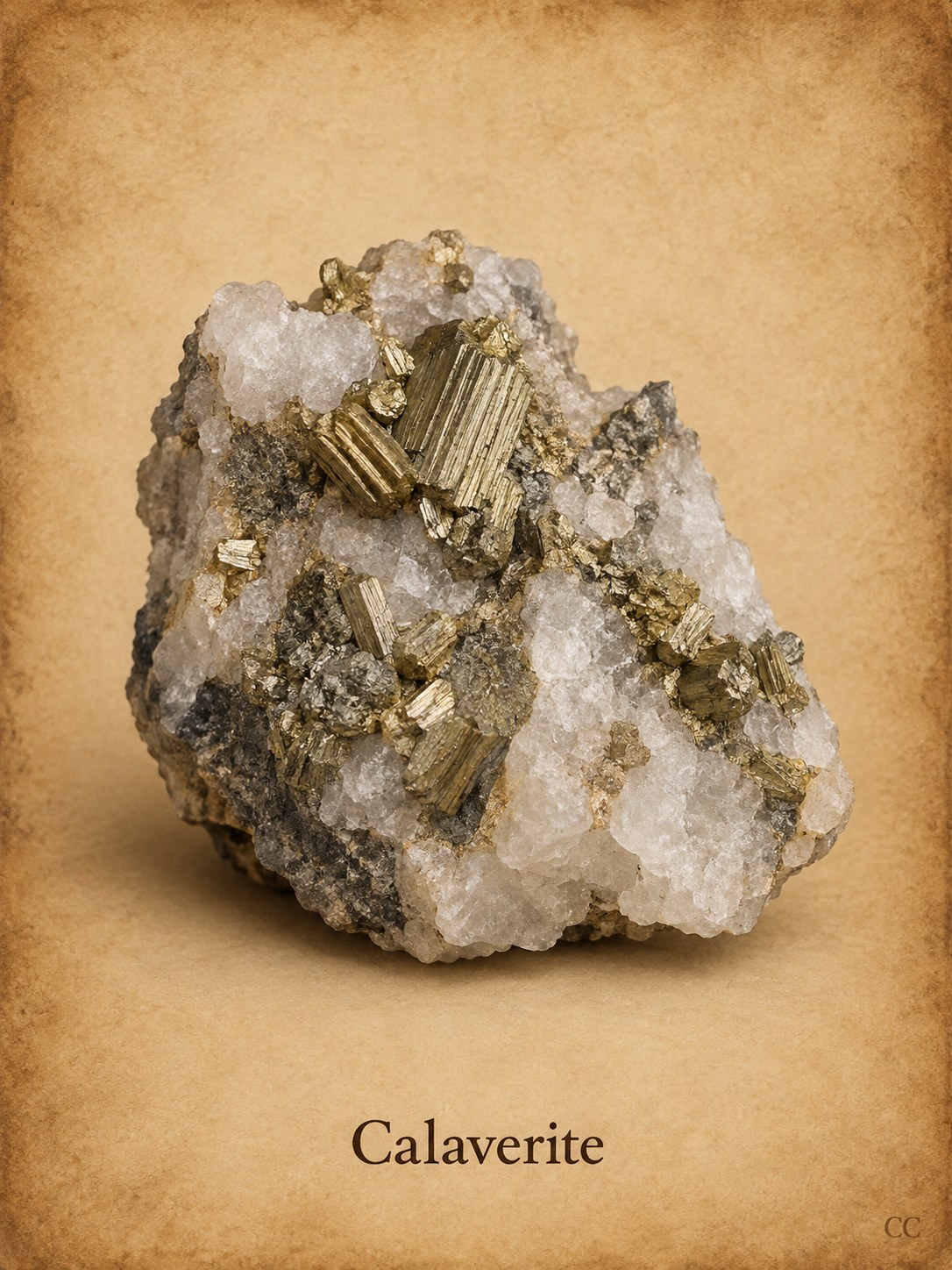 Calaverite specimen
