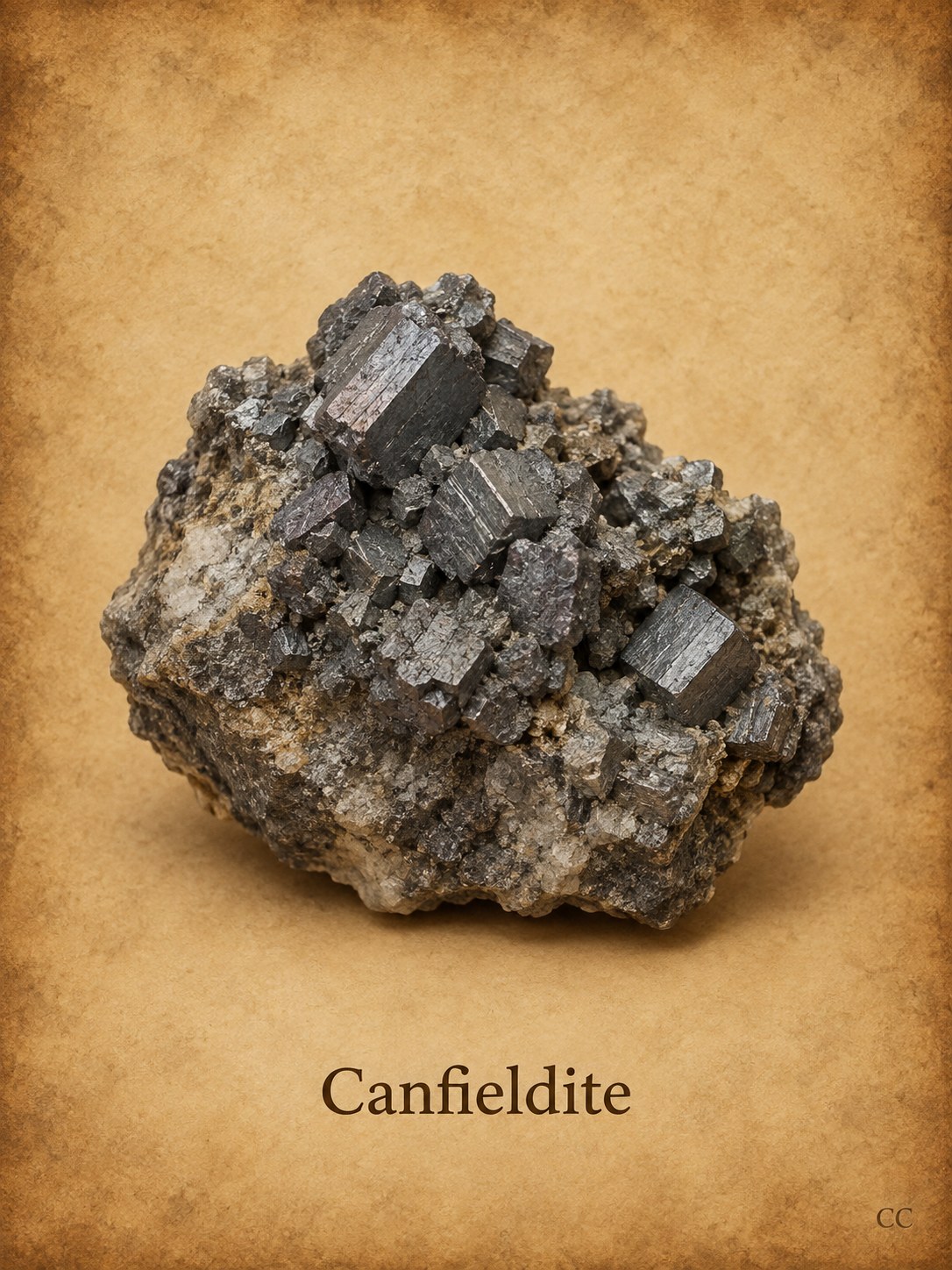 Canfieldite specimen
