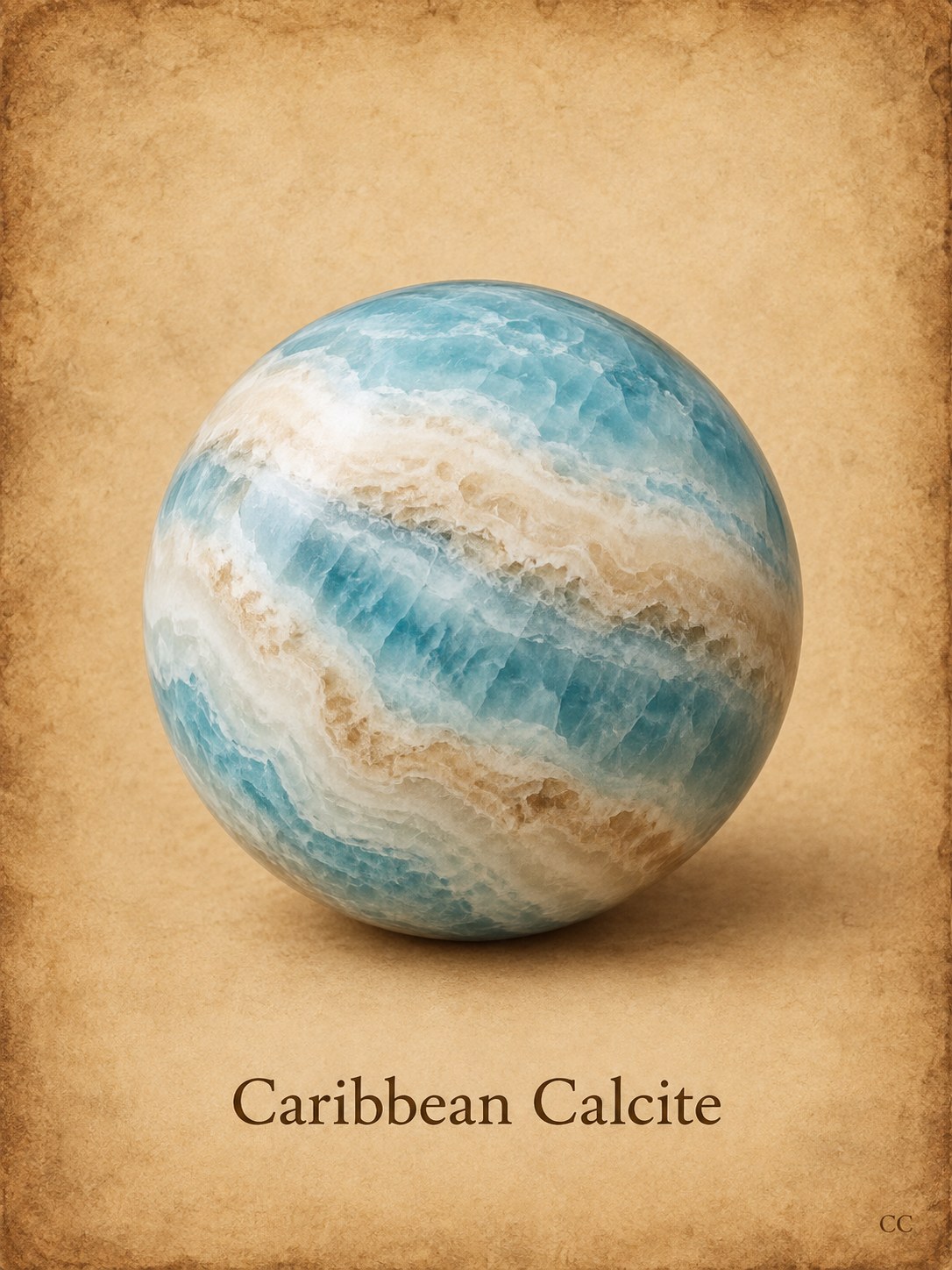 Caribbean Calcite specimen
