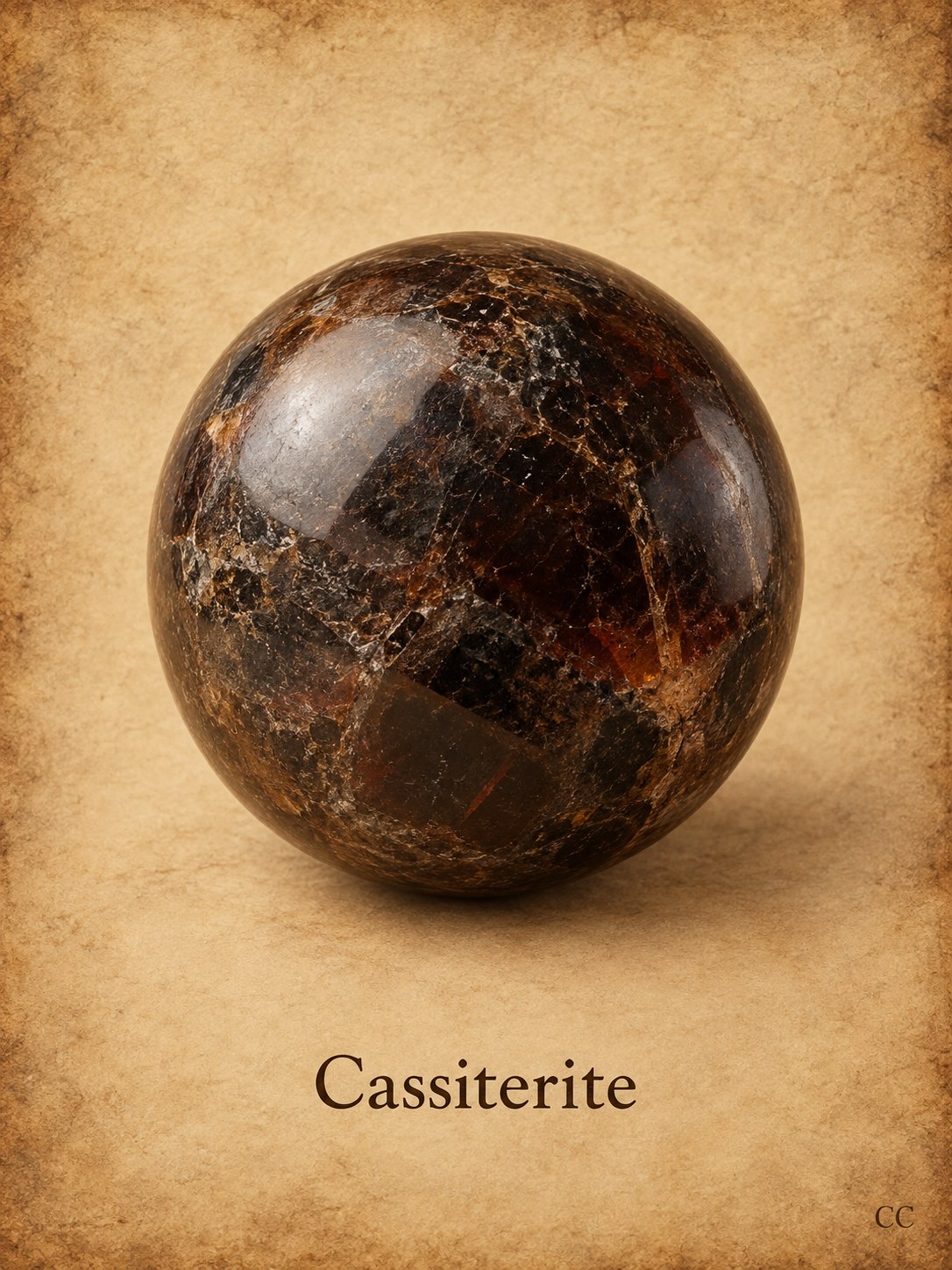 Cassiterite specimen