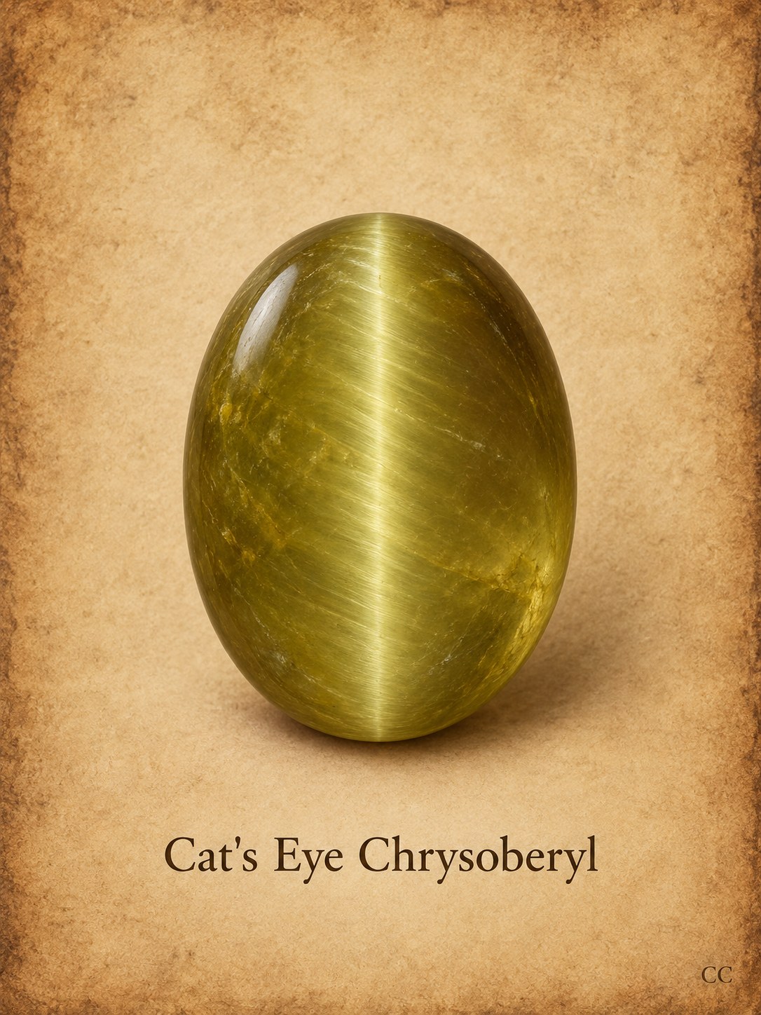 Cat's Eye Chrysoberyl specimen