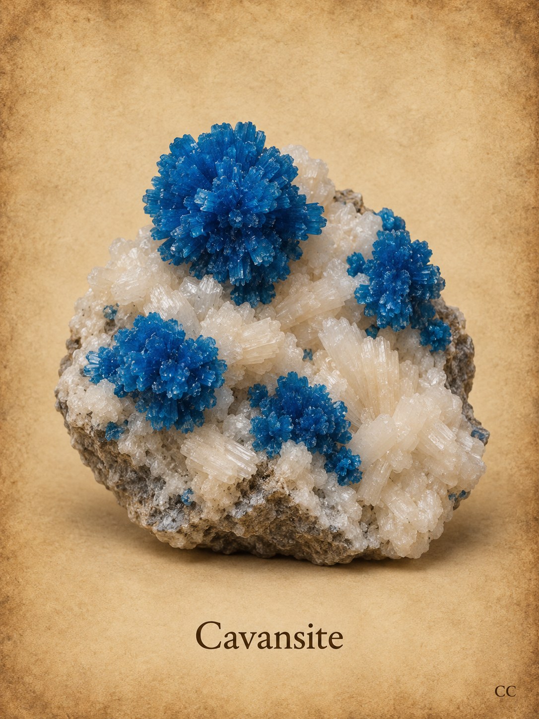 Cavansite specimen