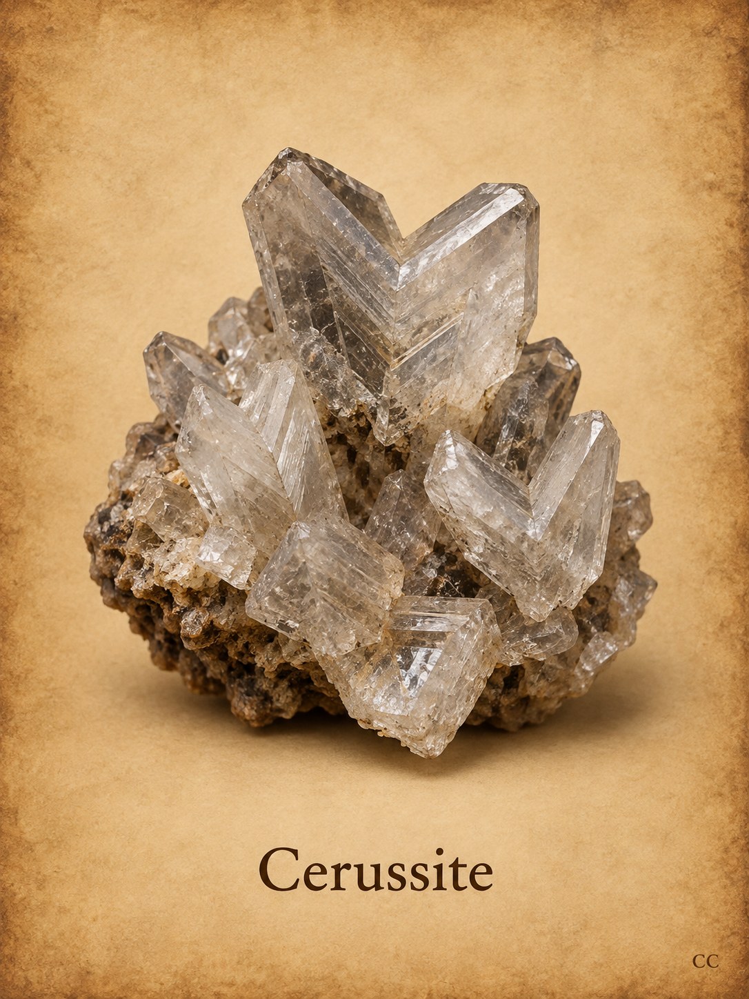 Cerussite specimen
