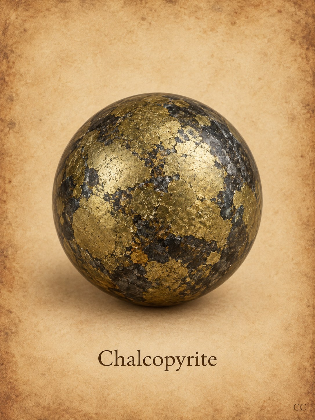 Chalcopyrite specimen
