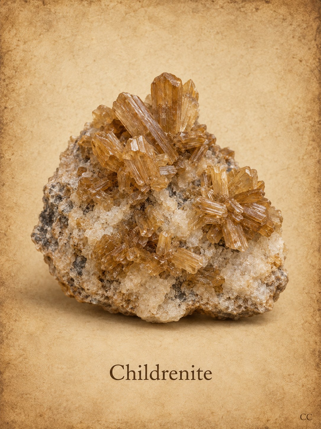 Childrenite specimen