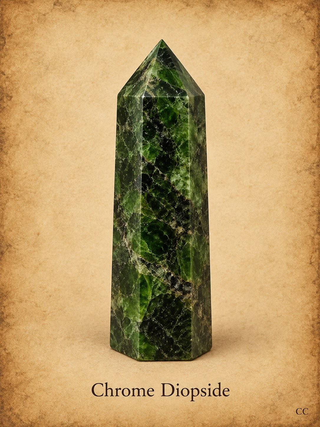 Chrome Diopside specimen