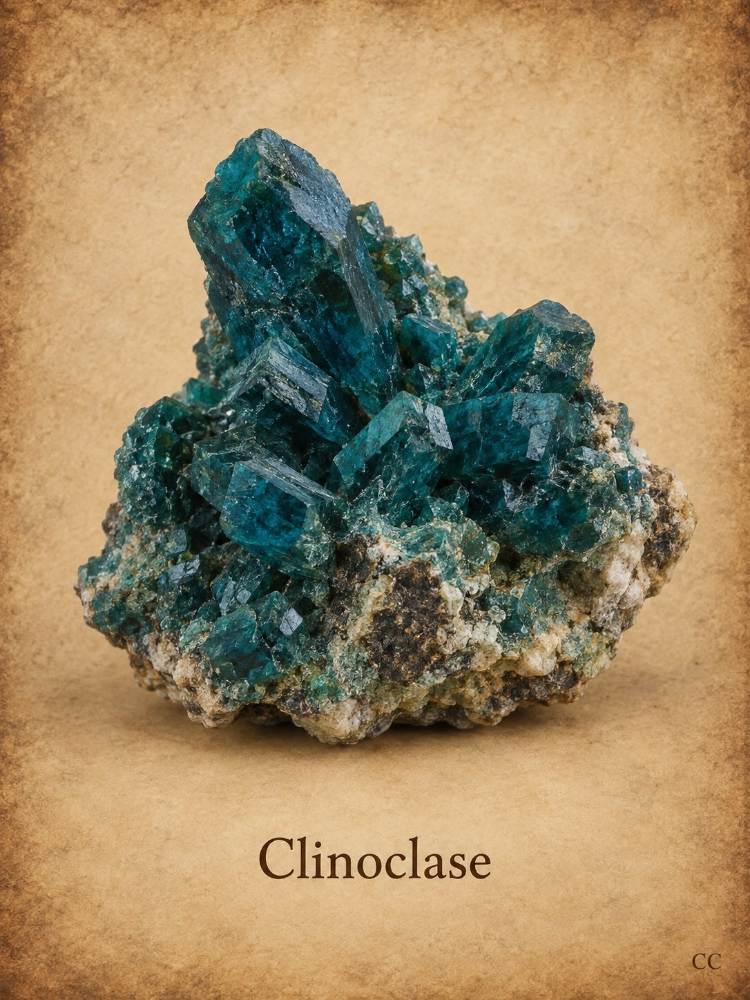 Clinoclase specimen