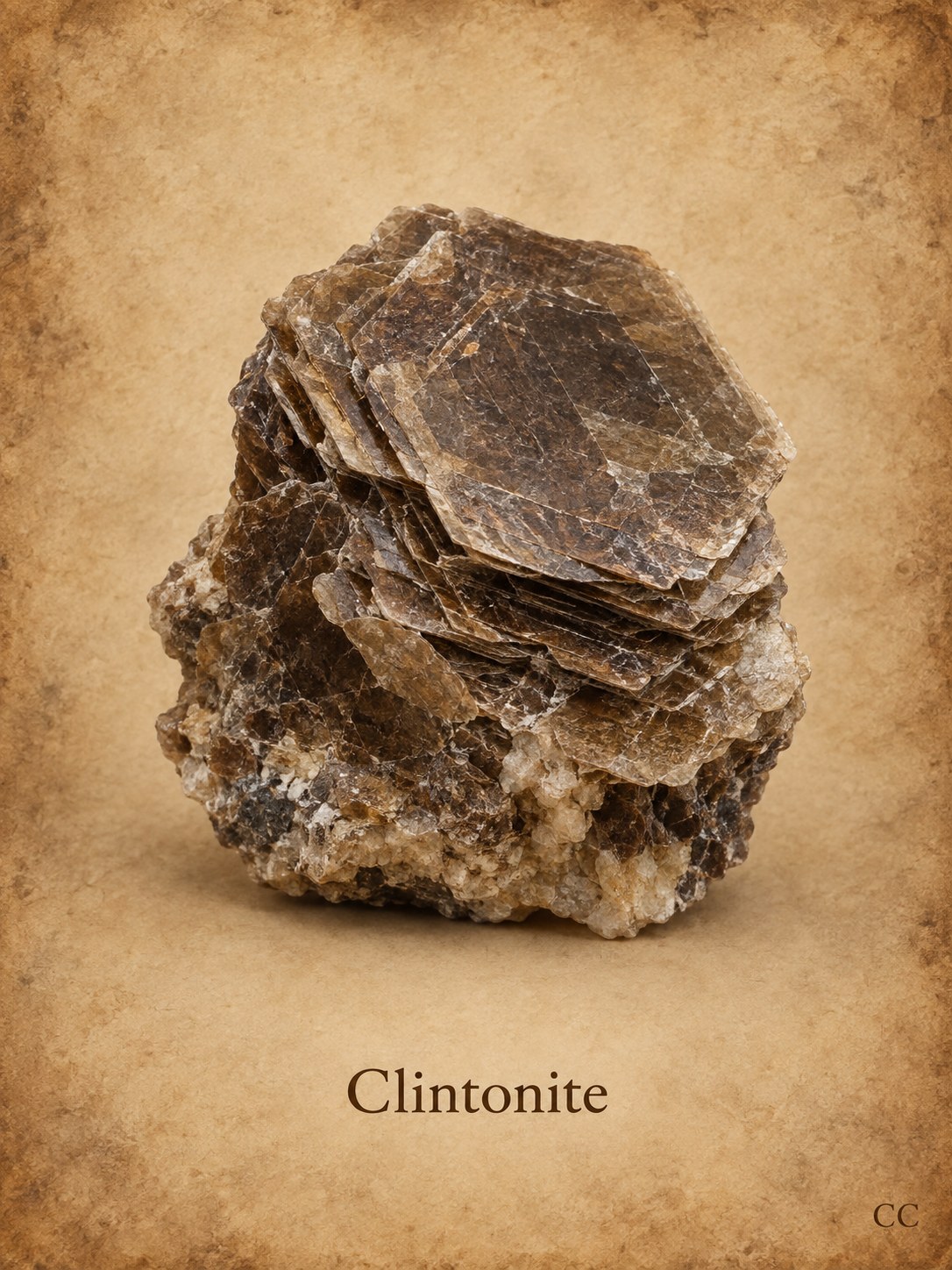 Clintonite specimen