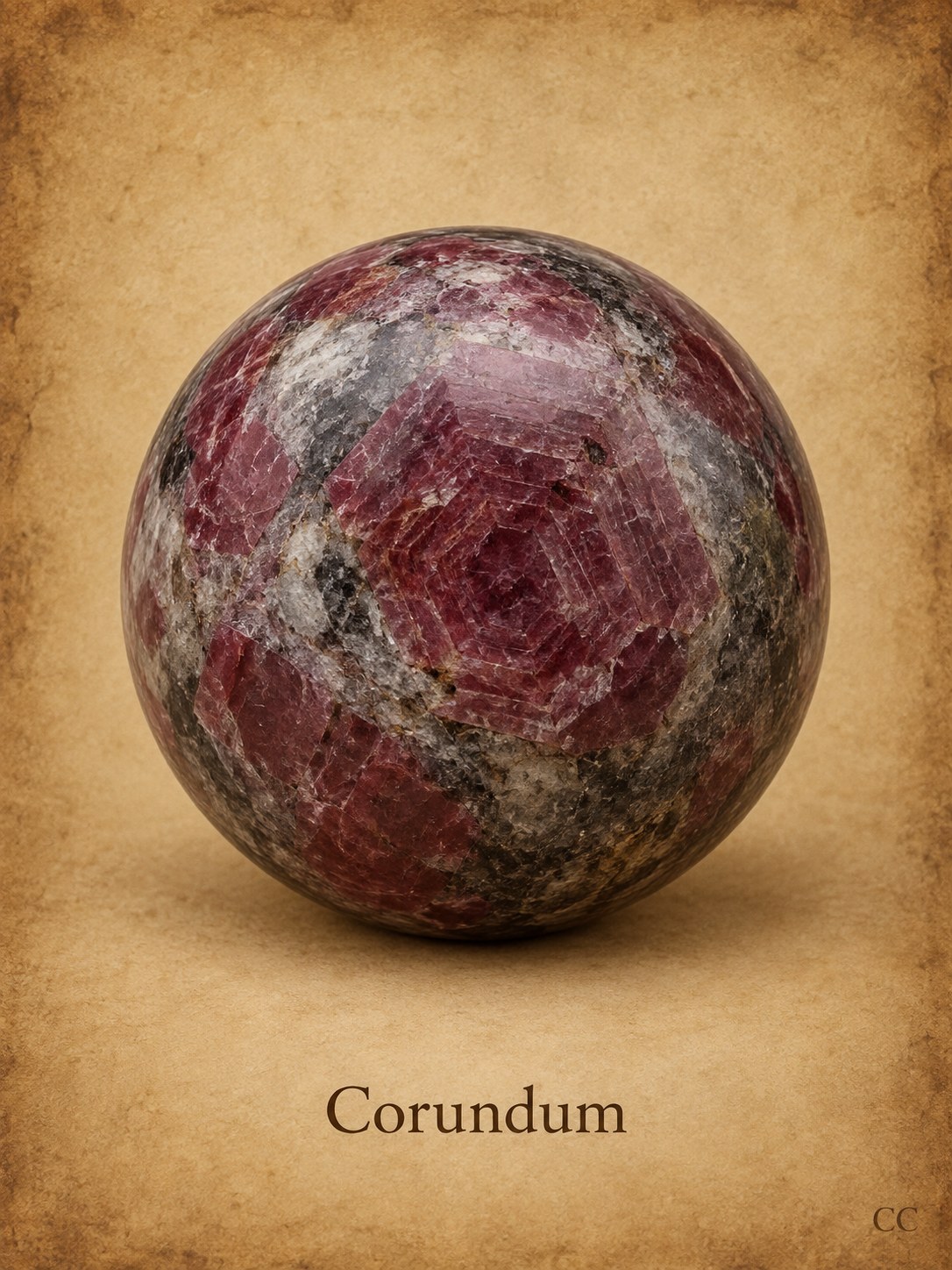 Corundum specimen