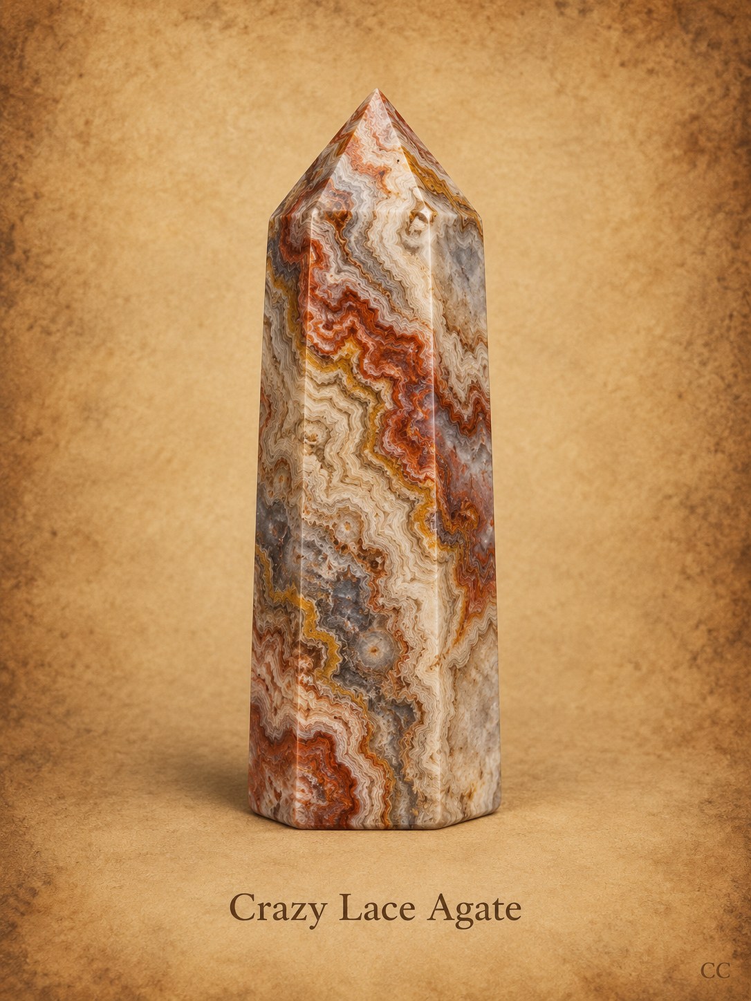 Crazy Lace Agate specimen
