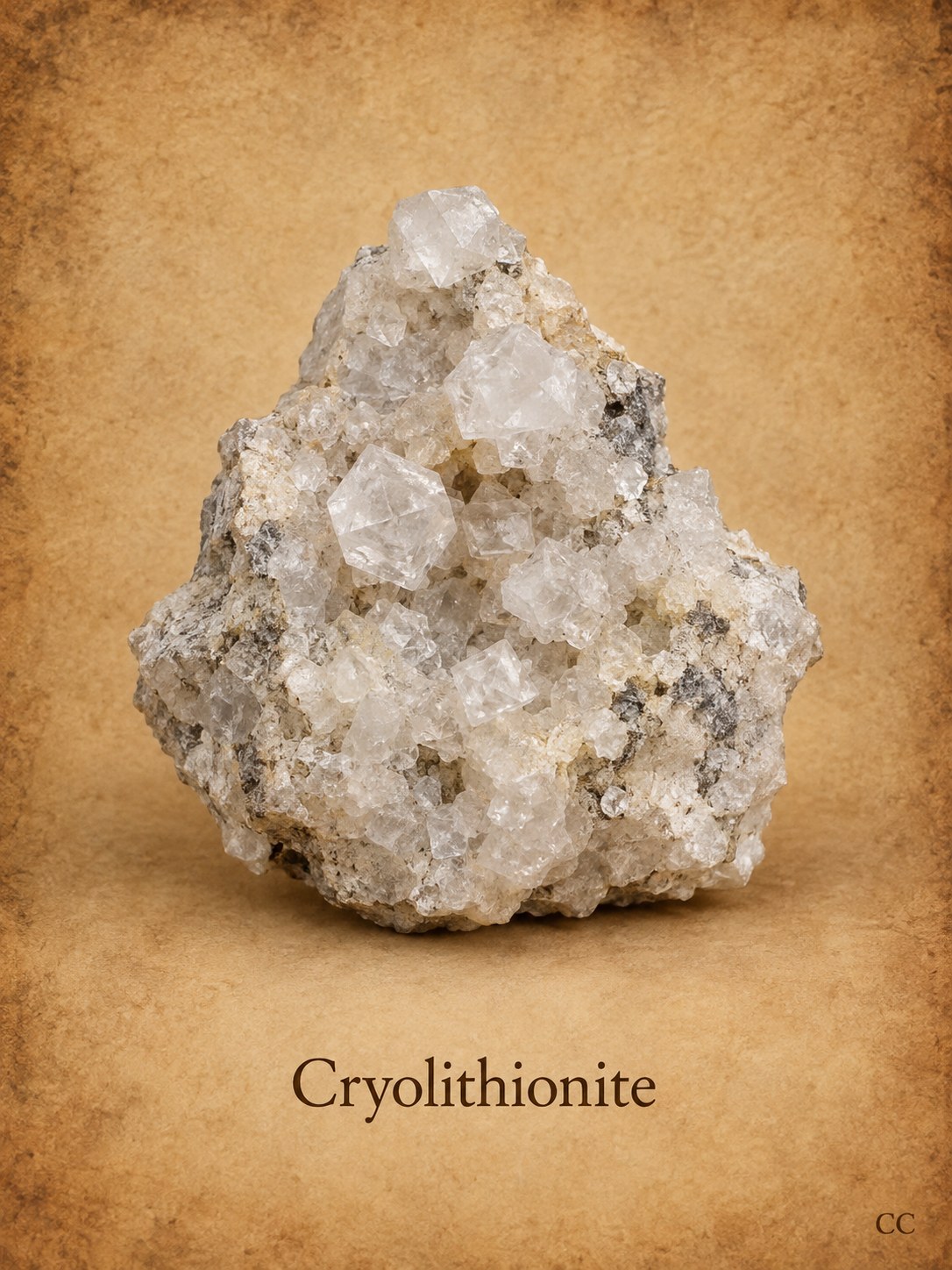 Cryolithionite specimen