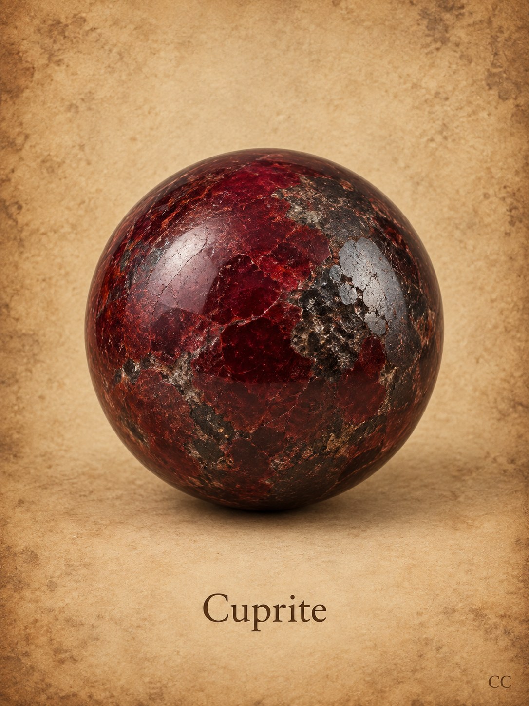 Cuprite specimen