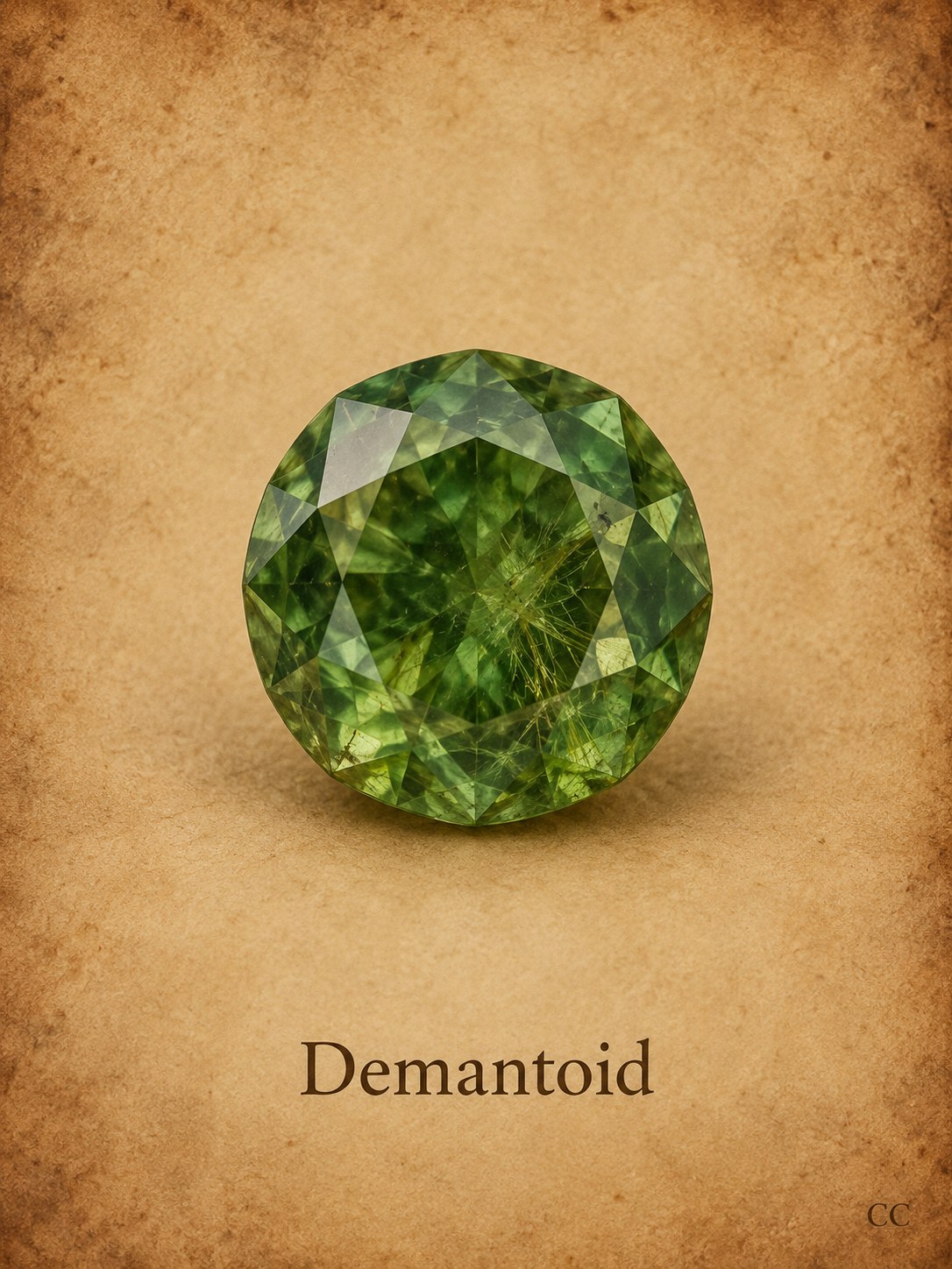 Demantoid Garnet specimen