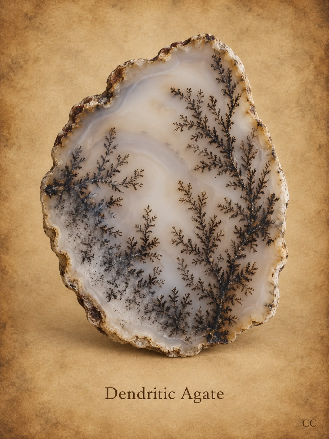 Dendritic Agate specimen
