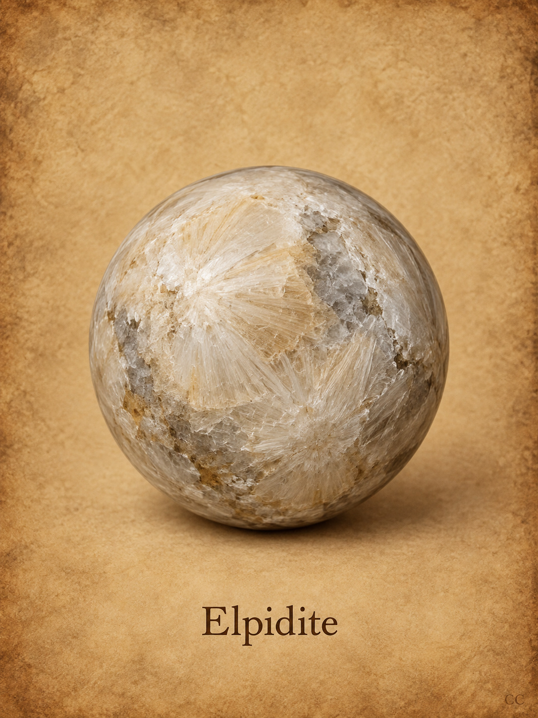 Elpidite specimen