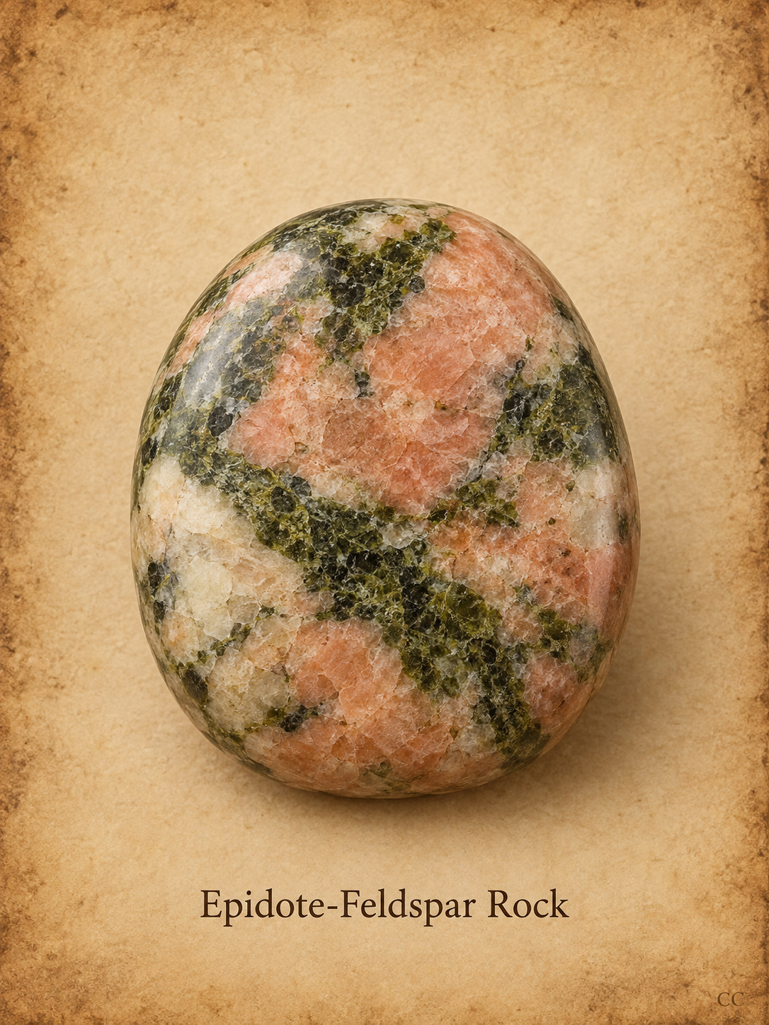 Epidote-Feldspar Rock specimen