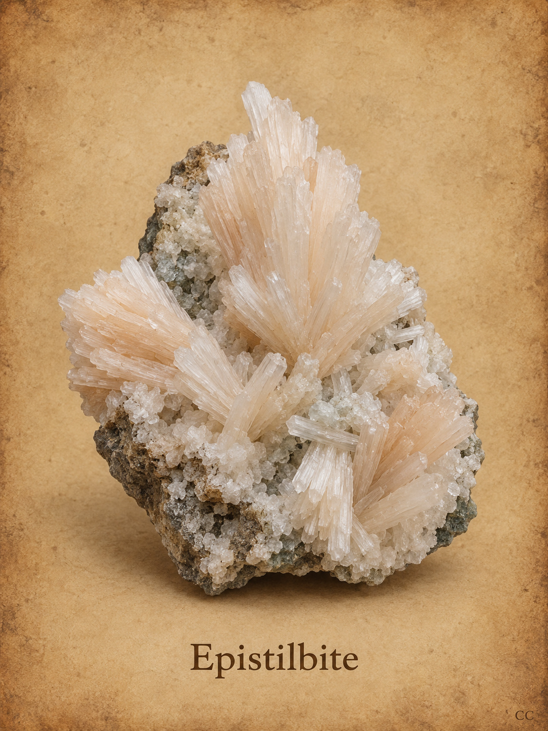 Epistilbite specimen