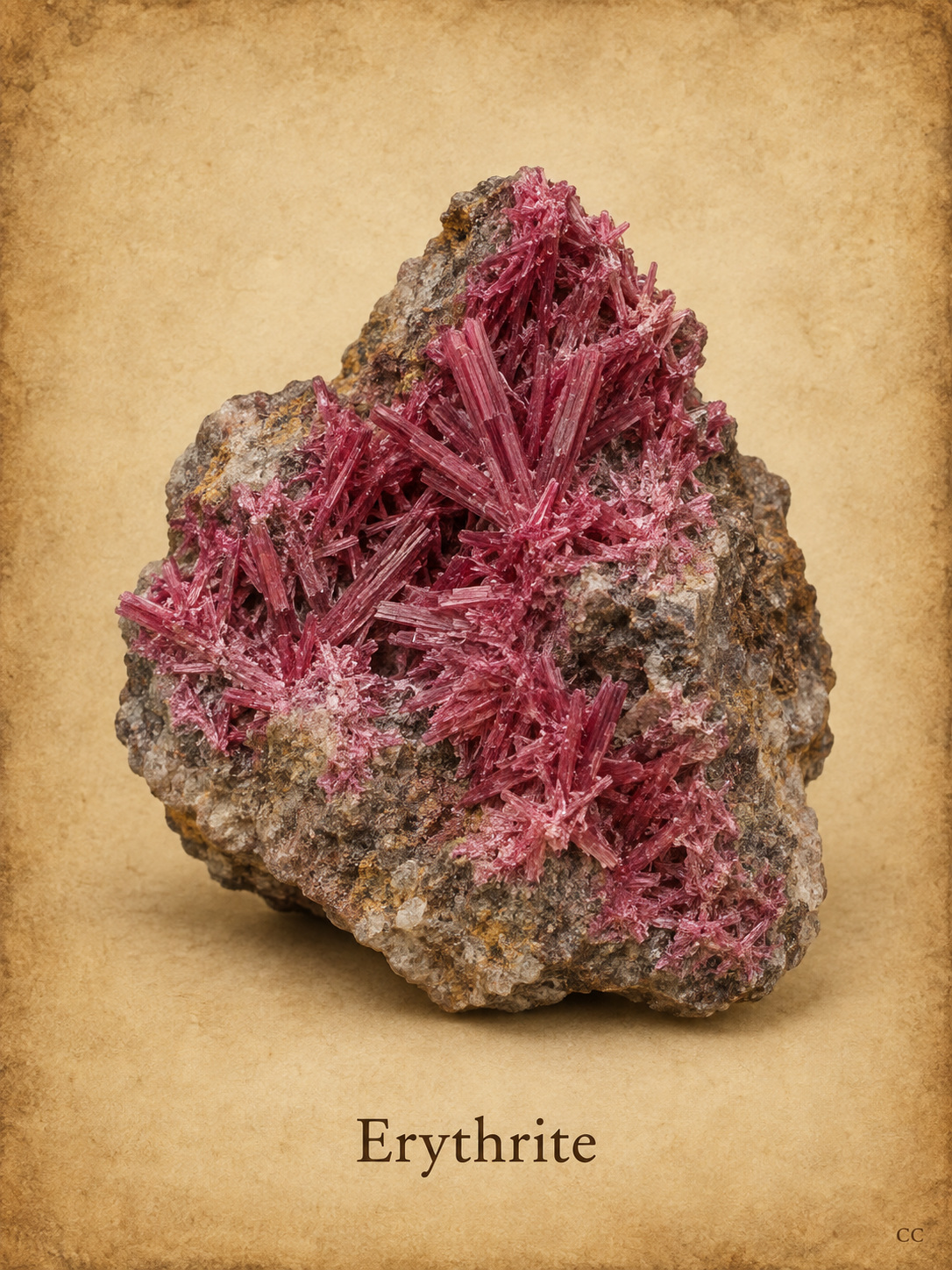 Erythrite specimen