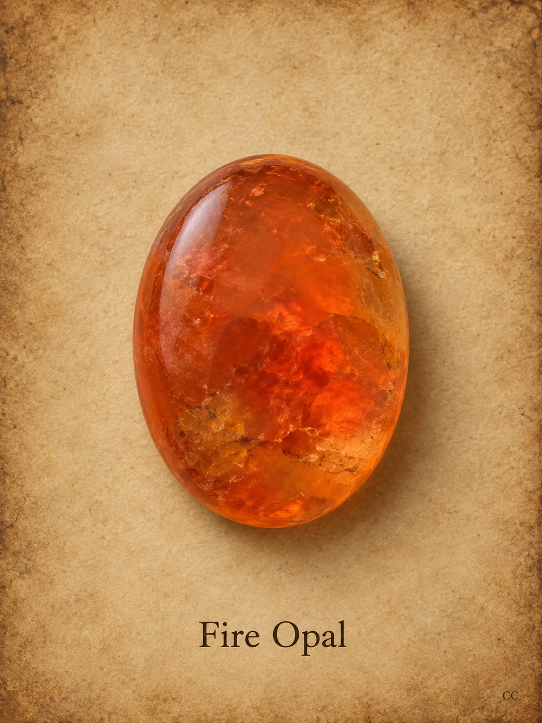 Fire Opal specimen