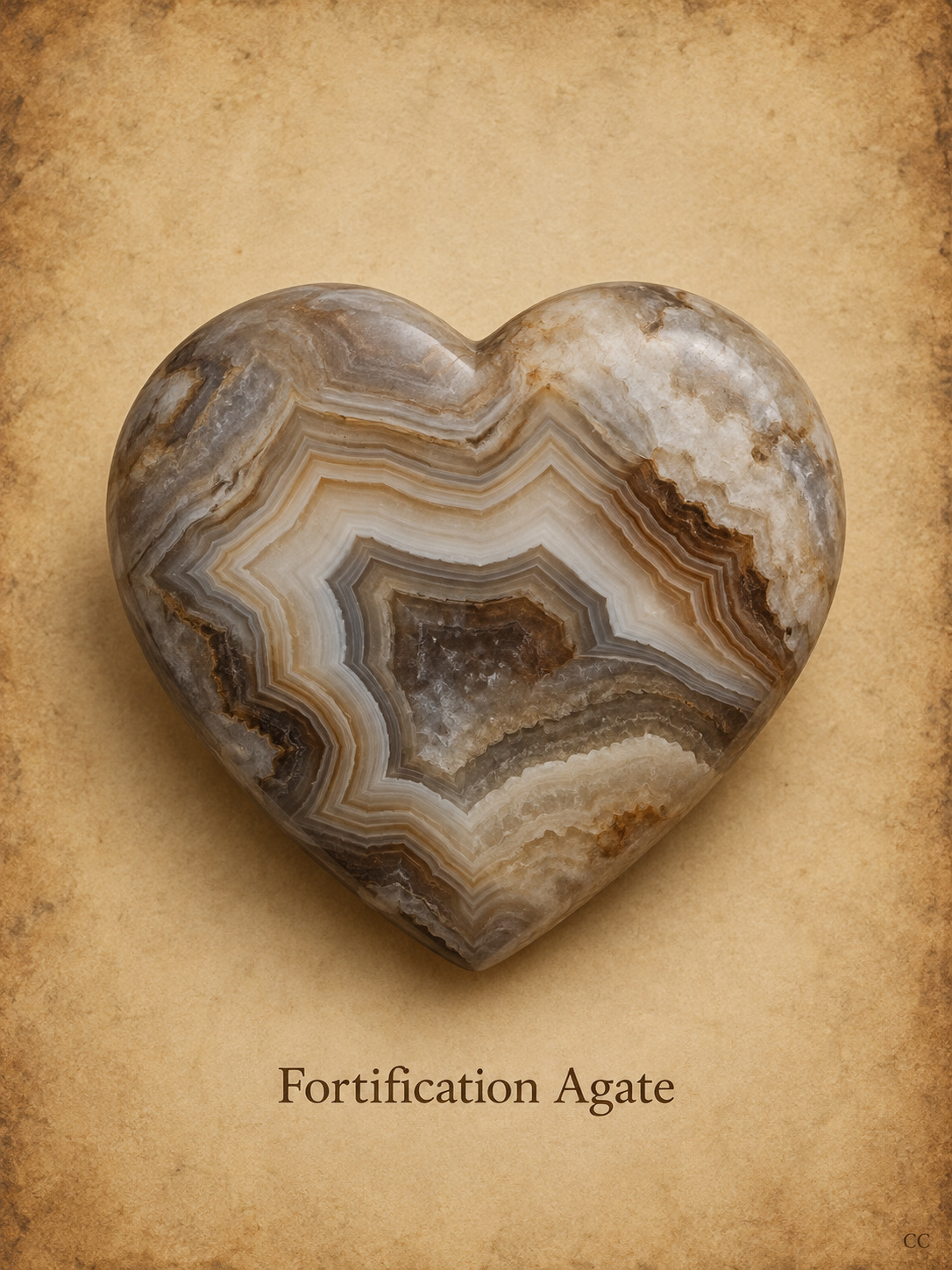 Fortification Agate specimen