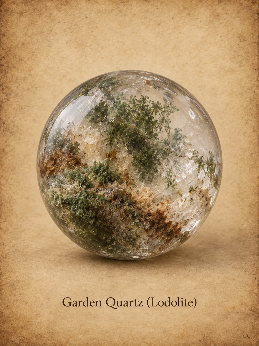 Garden Quartz (Lodolite) specimen