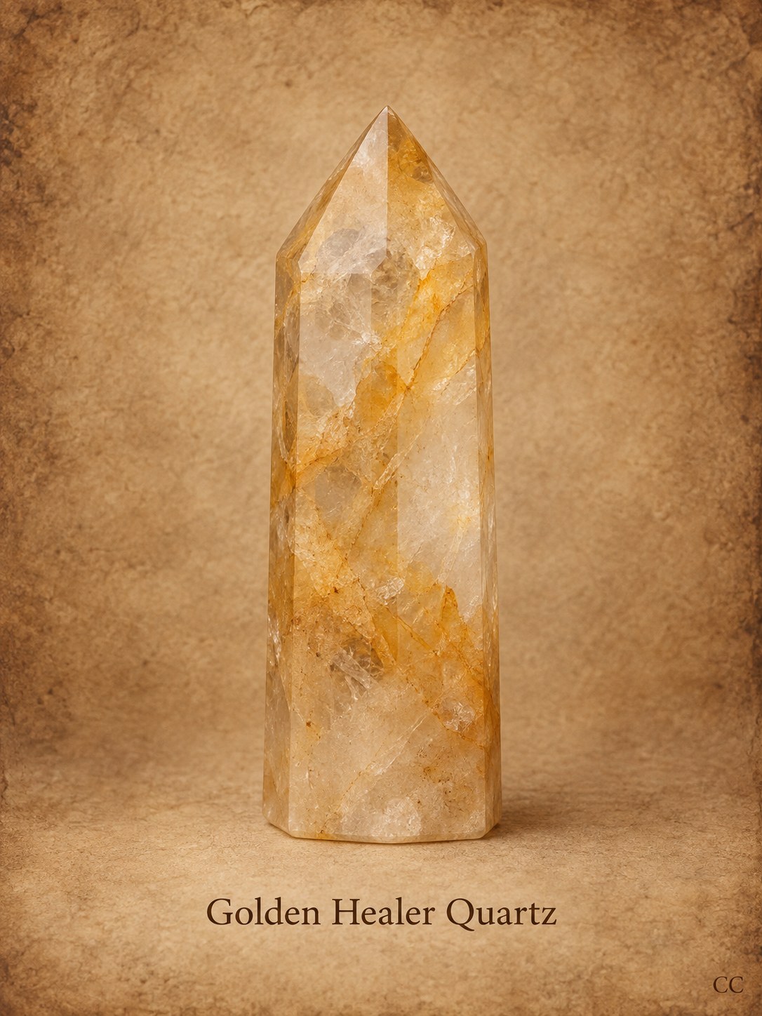 Golden Healer Quartz specimen