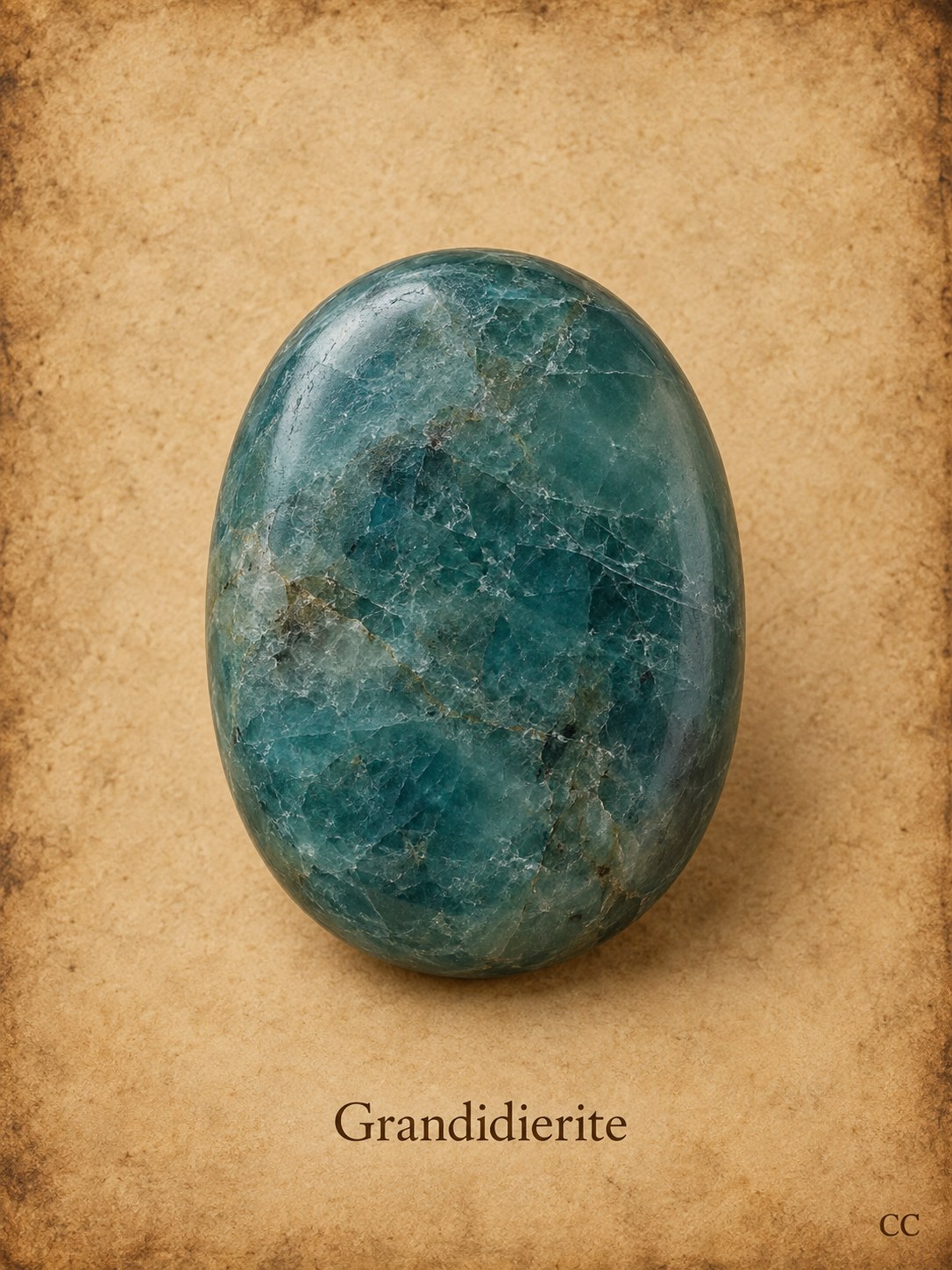 Grandidierite specimen