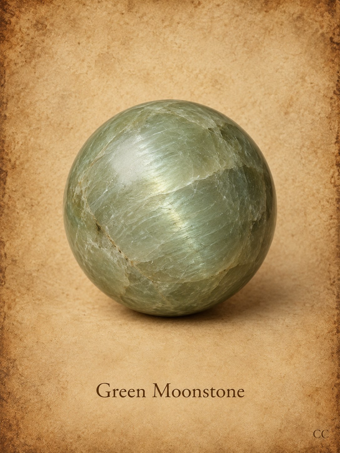 Green Moonstone specimen