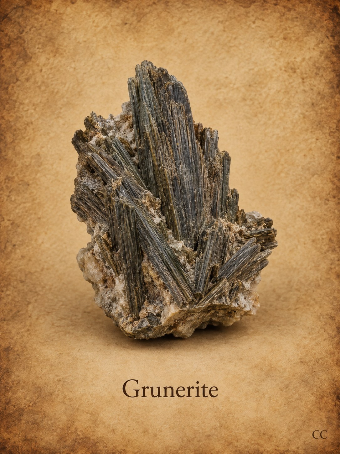 Grunerite specimen