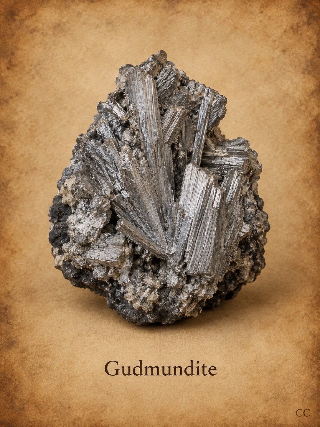 Gudmundite specimen