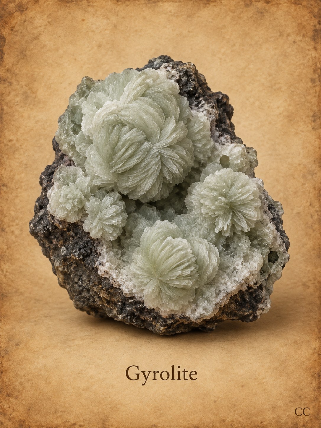 Gyrolite specimen