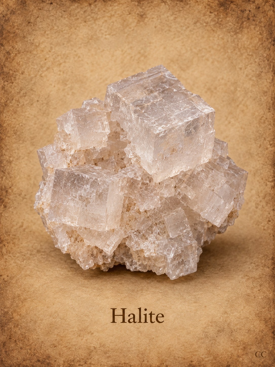 Halite specimen