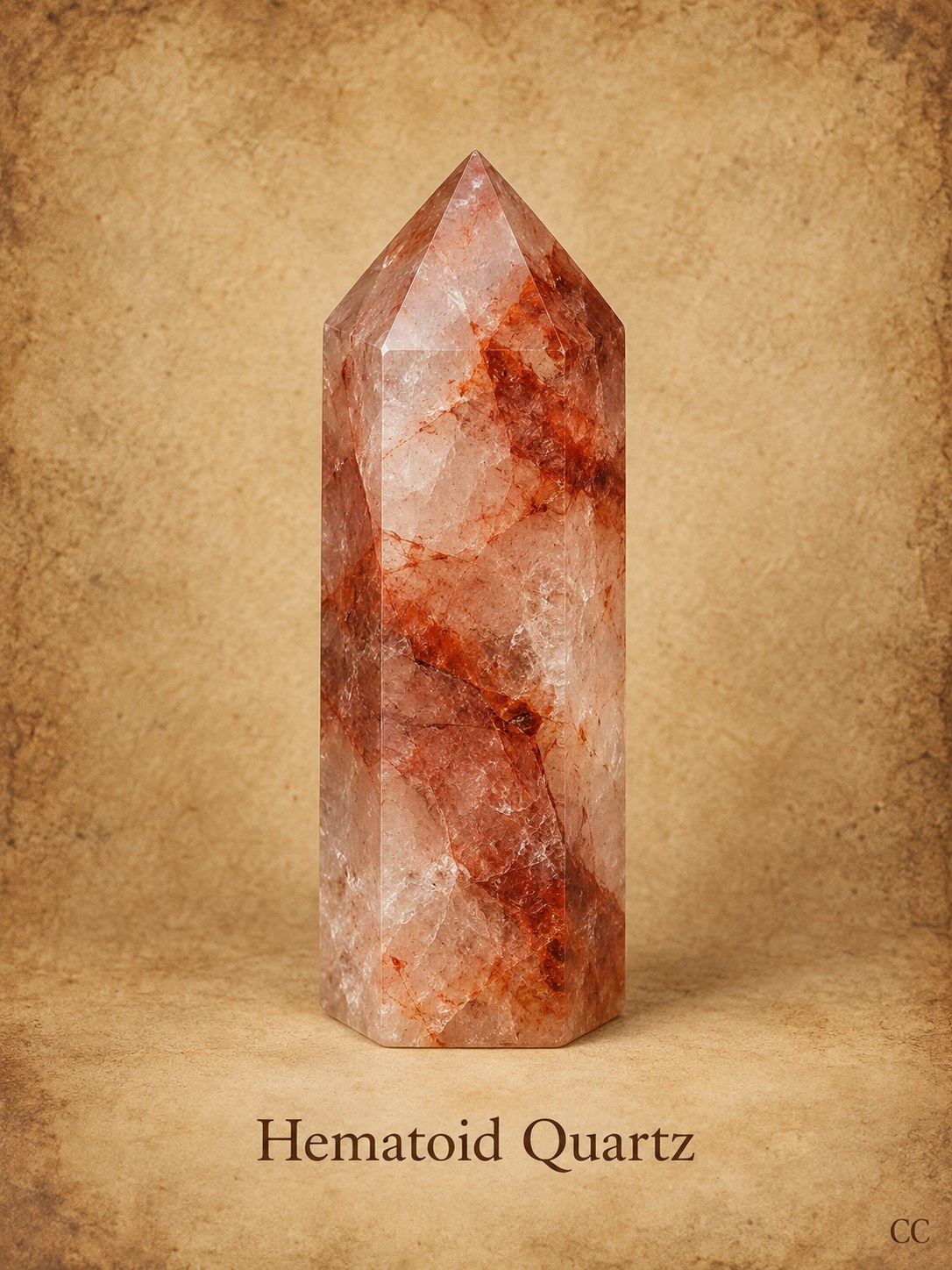 Hematoid Quartz specimen
