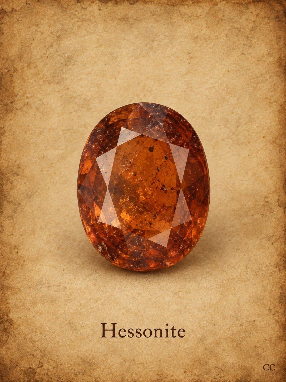 Hessonite specimen