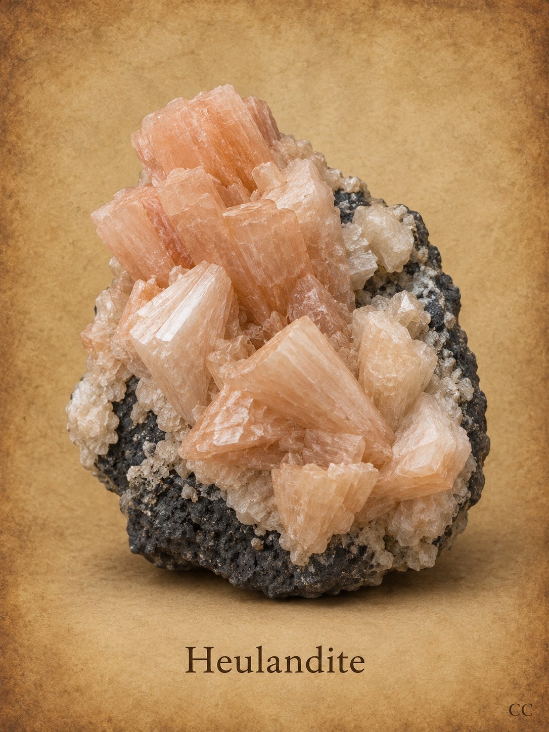 Heulandite specimen