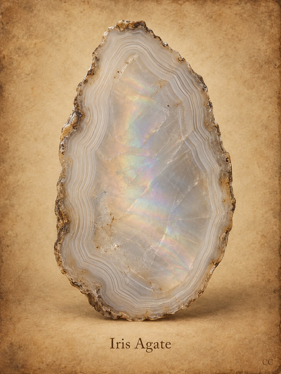 Iris Agate specimen